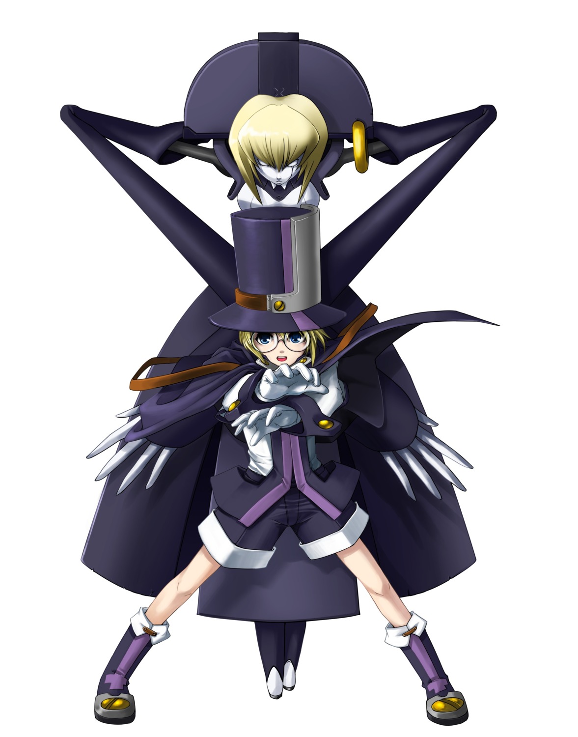 arc_system_works, blazblue, blazblue:_calamity_trigger, carl_clover, dress, male, megane, mori_toshimichi