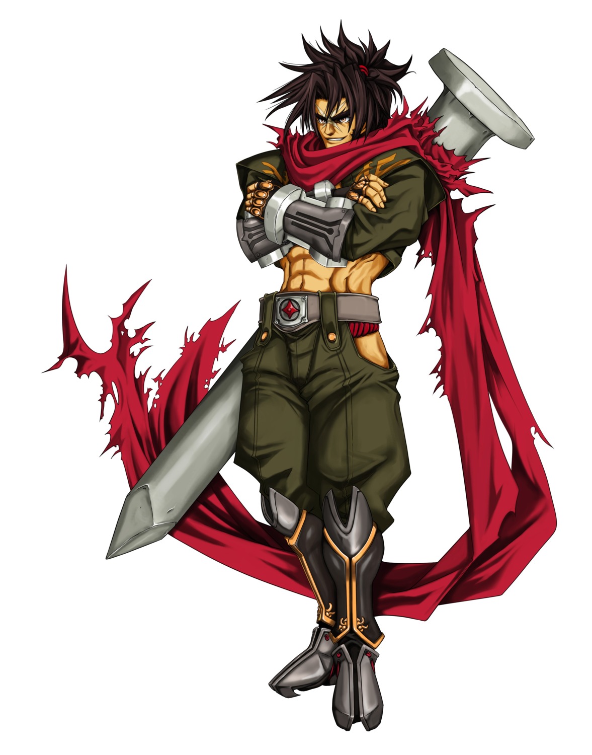 arc_system_works, armor, blazblue, blazblue:_calamity_trigger, male, mori_toshimichi, shishigami_bang