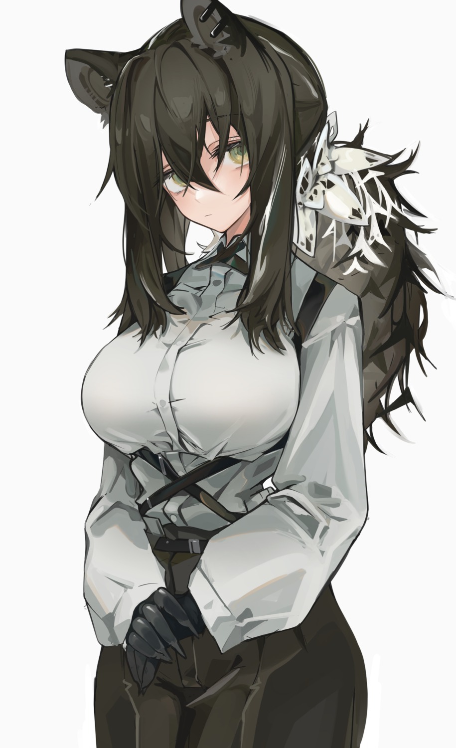 animal_ears, arknights, mikojin, robin_(arknights)