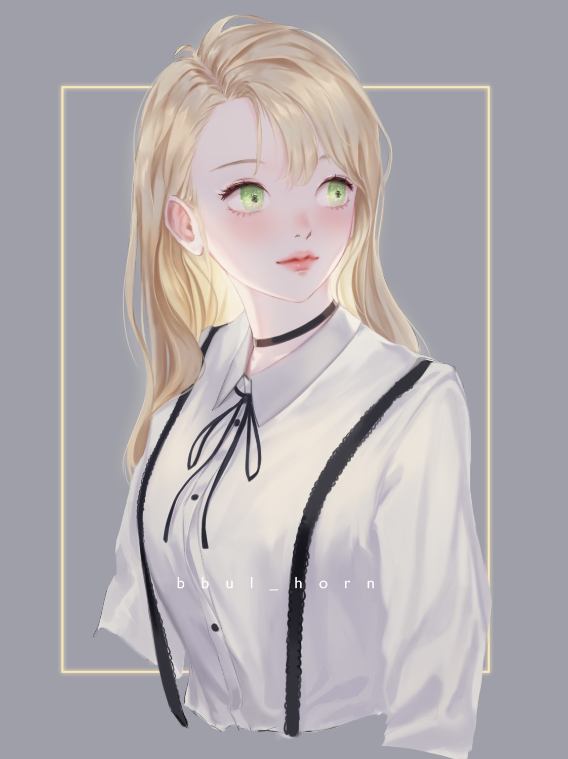 bbul_horn, dress_shirt