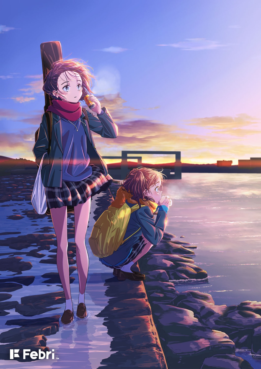seifuku, skirt_lift, sweater, takahashi_saki