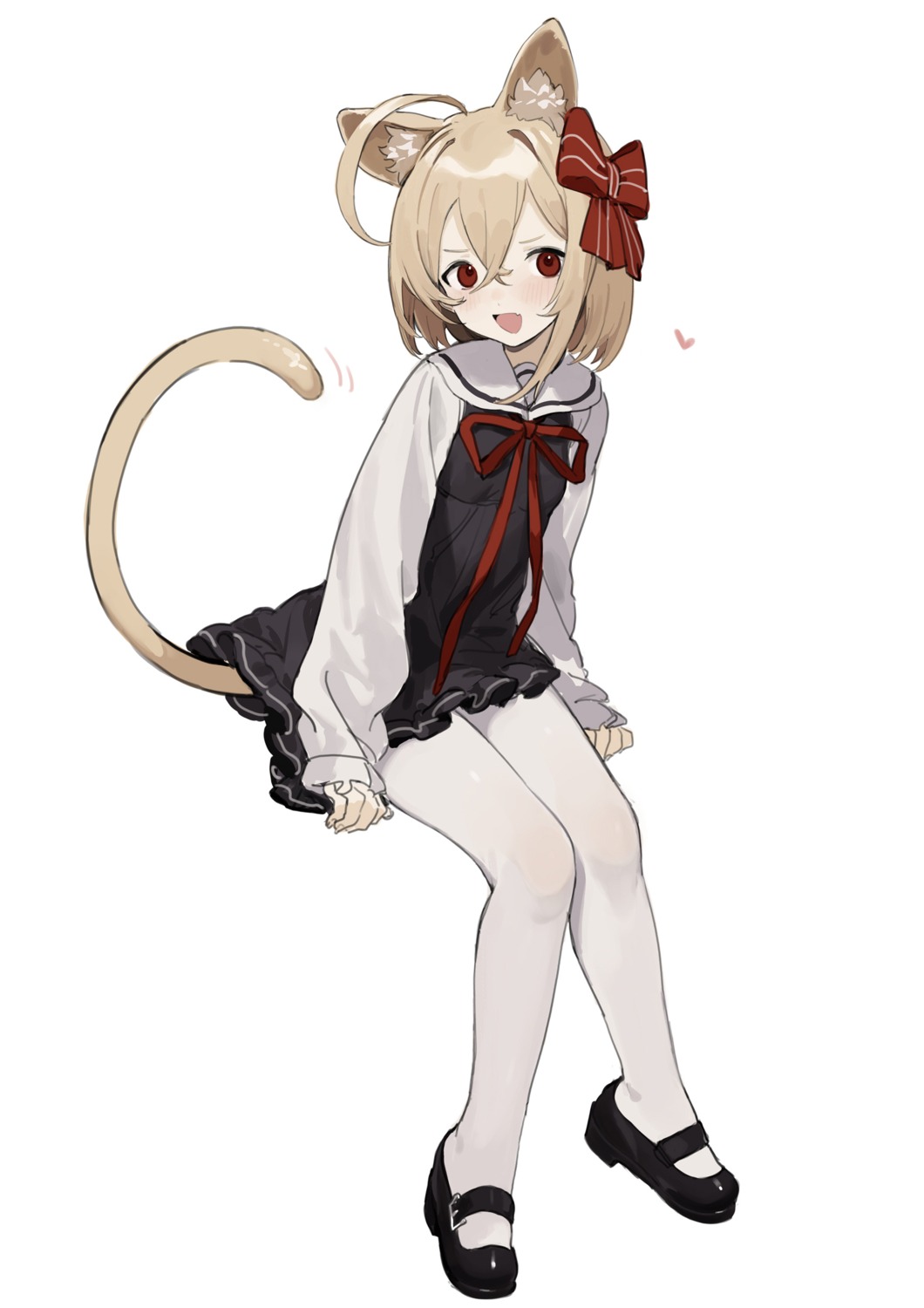 animal_ears, nekomimi, pantyhose, rumia, sh_(562835932), tail, touhou