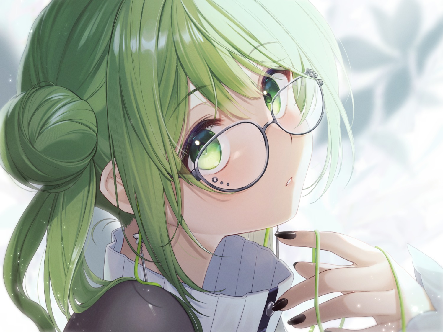 megane, morinaka_kazaki, nekomitei, nijisanji, wallpaper