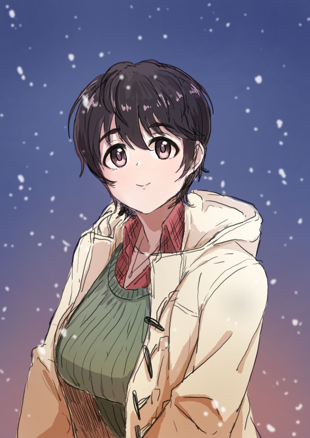oikawa_shizuku, sketch, sweater, the_idolm@ster, the_idolm@ster_cinderella_girls, ushimochi