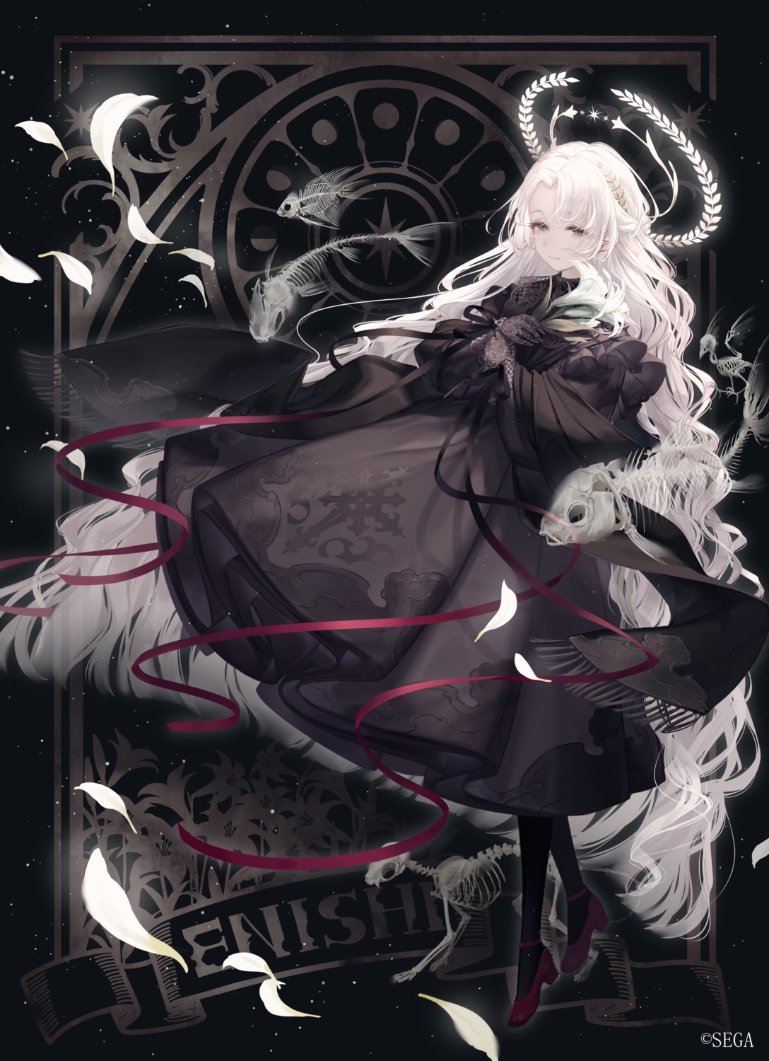 chunithm, heels, lolita_fashion, skirt_lift, yoggi_(stretchmen)
