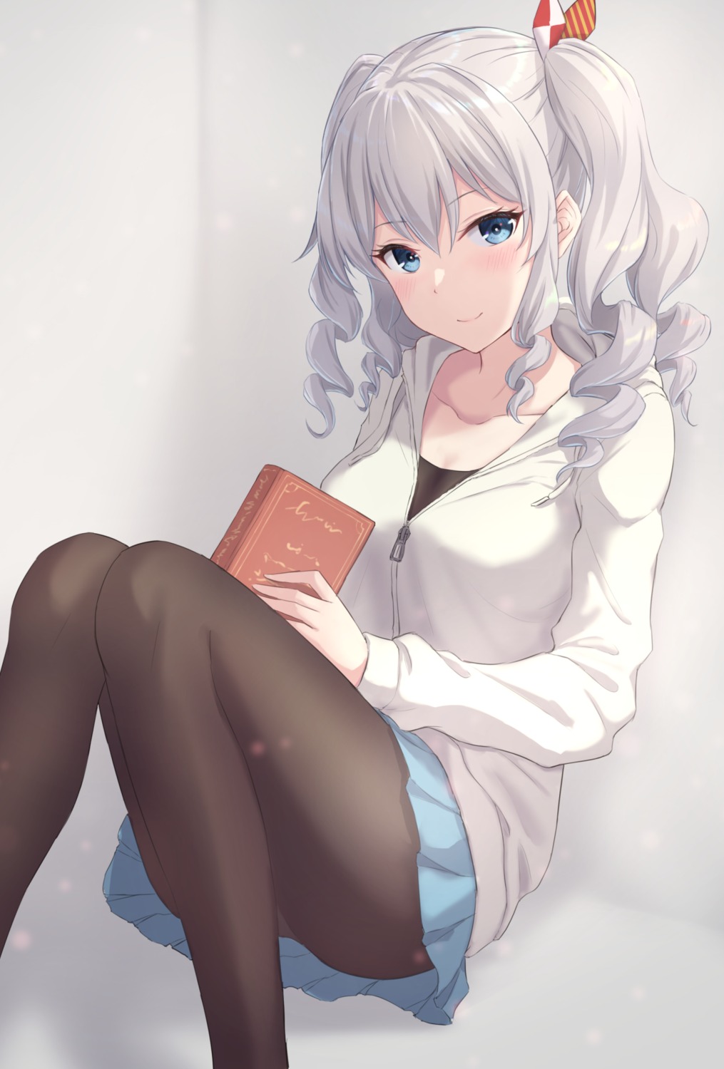 kantai_collection, kashima_(kancolle), monoku, pantsu, pantyhose, skirt_lift