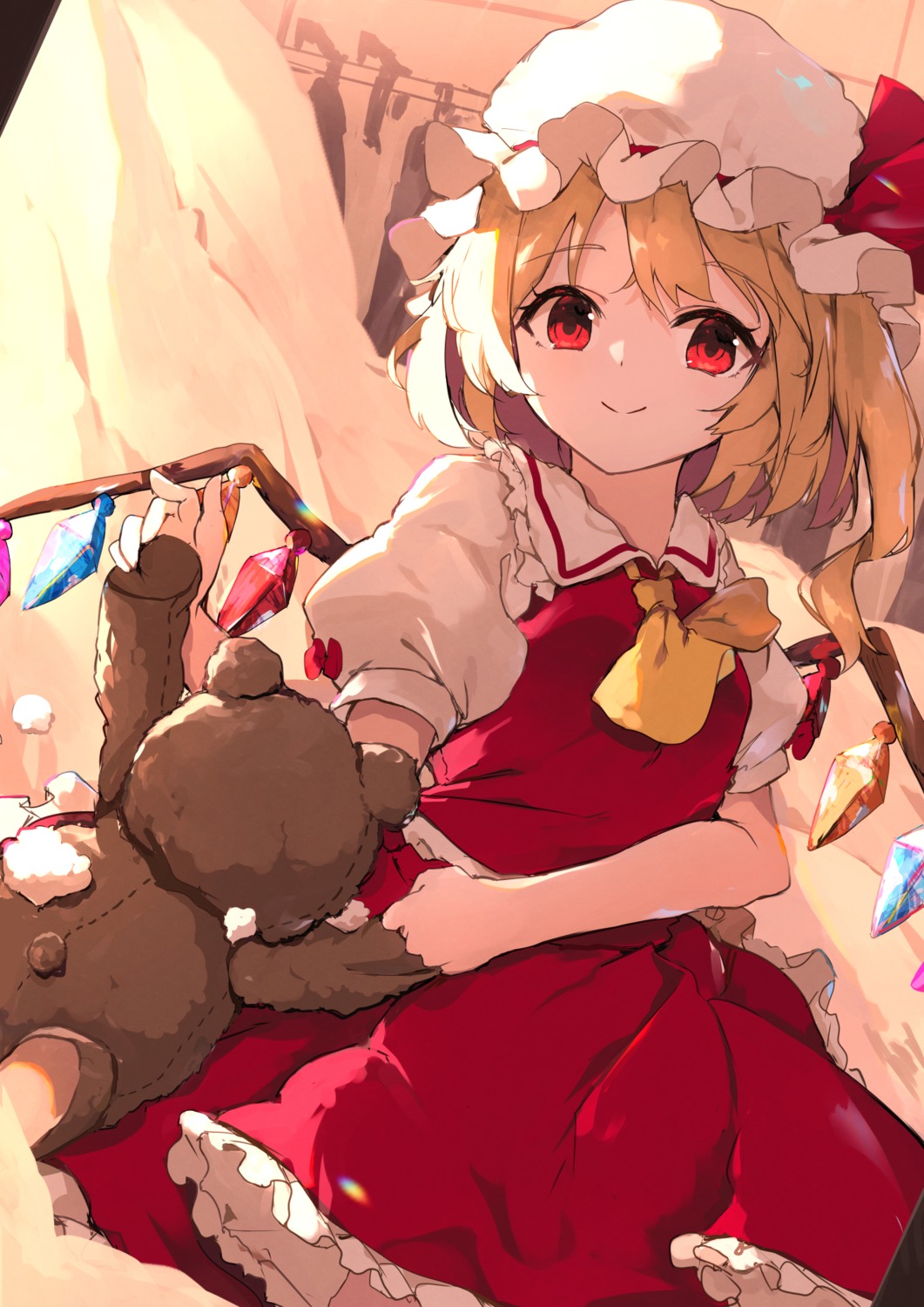 flandre_scarlet, shangurira, touhou, wings
