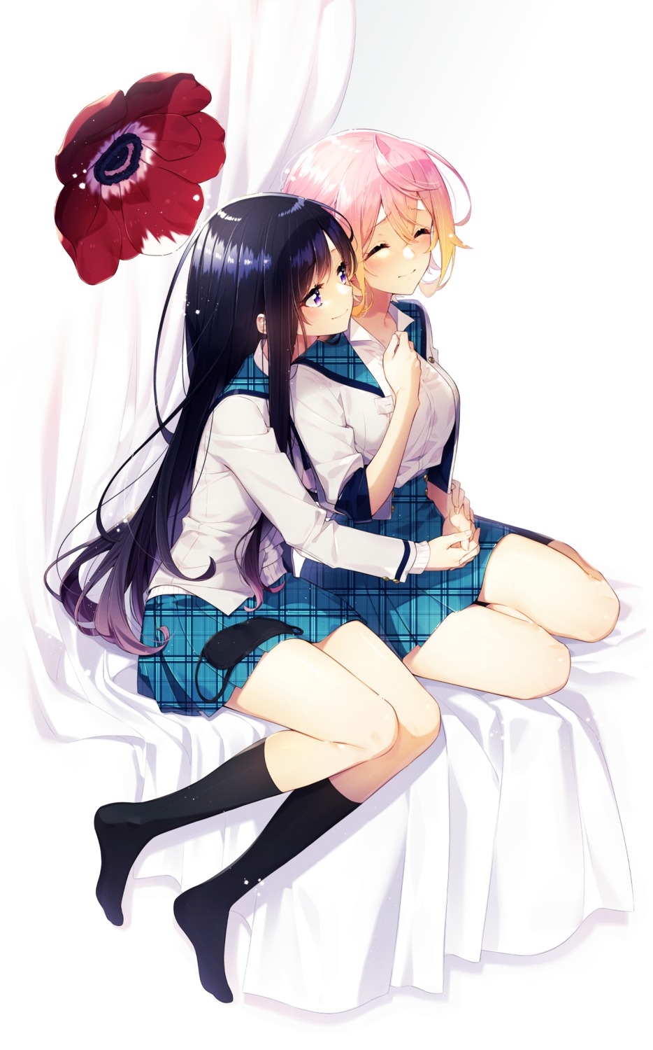sakuragi_ren, seifuku, sweater, yuri