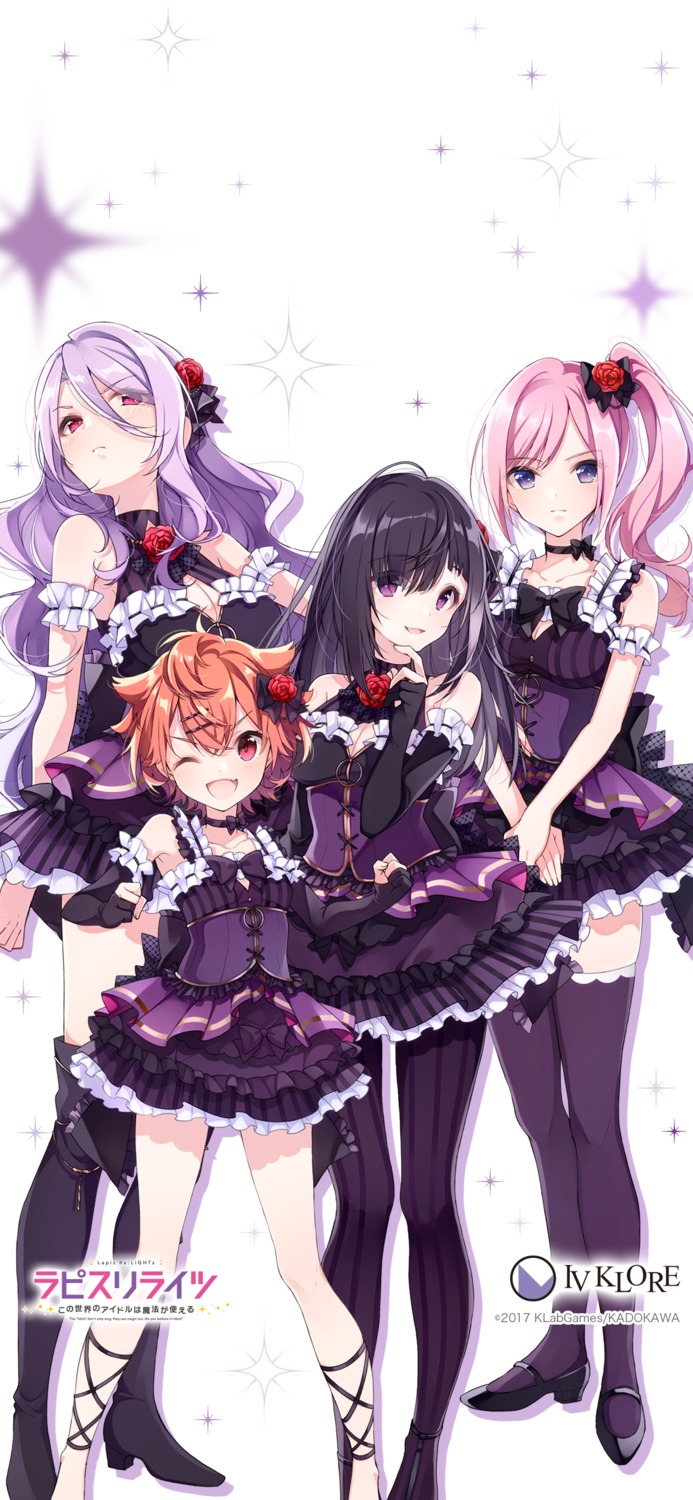 alpha_(lapis_re:lights), cleavage, emilia_(lapis_re:lights), garnet_(lapis_re:lights), heels, lapis_re:lights, pantyhose, salsa_(lapis_re:lights)