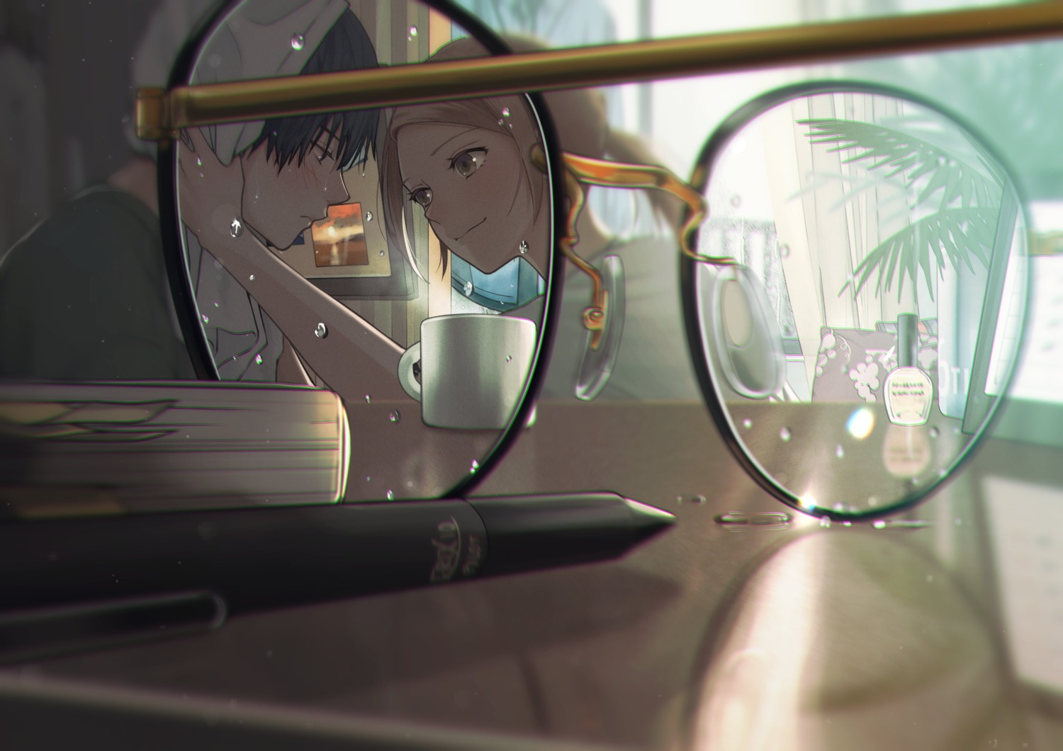 macaronk, megane, towel, wet