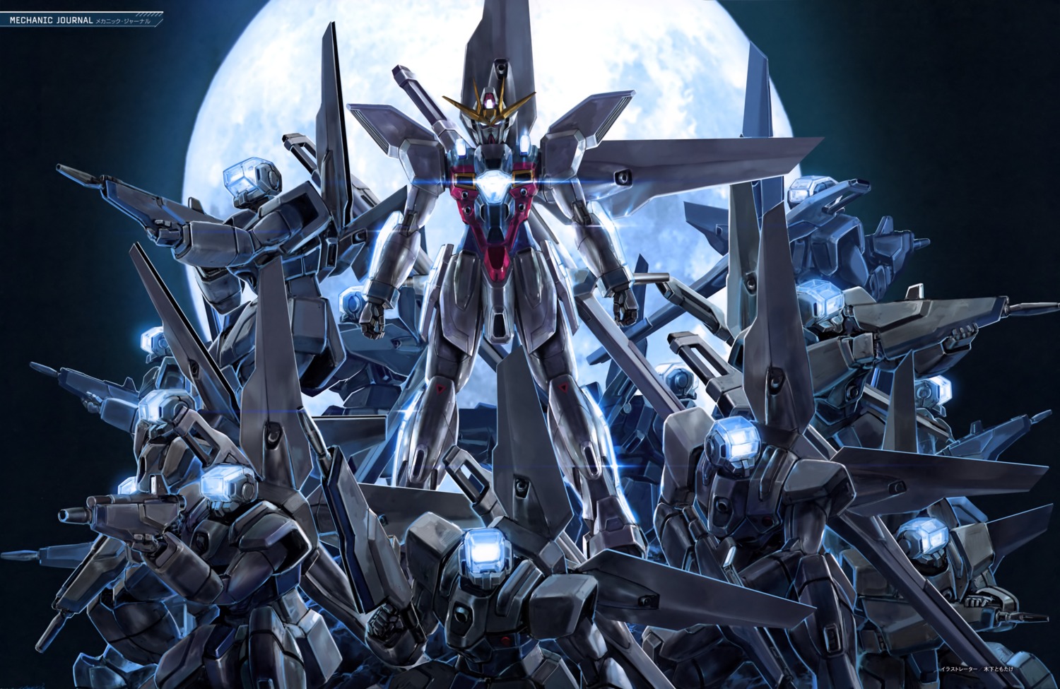 gun, gundam, gundam_x, gx-bit, mecha, wings