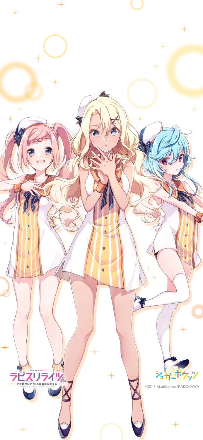 champe_(lapis_re:lights), lapis_re:lights, maryberry_(lapis_re:lights), ratura_(lapis_re:lights), thighhighs, u35, uniform