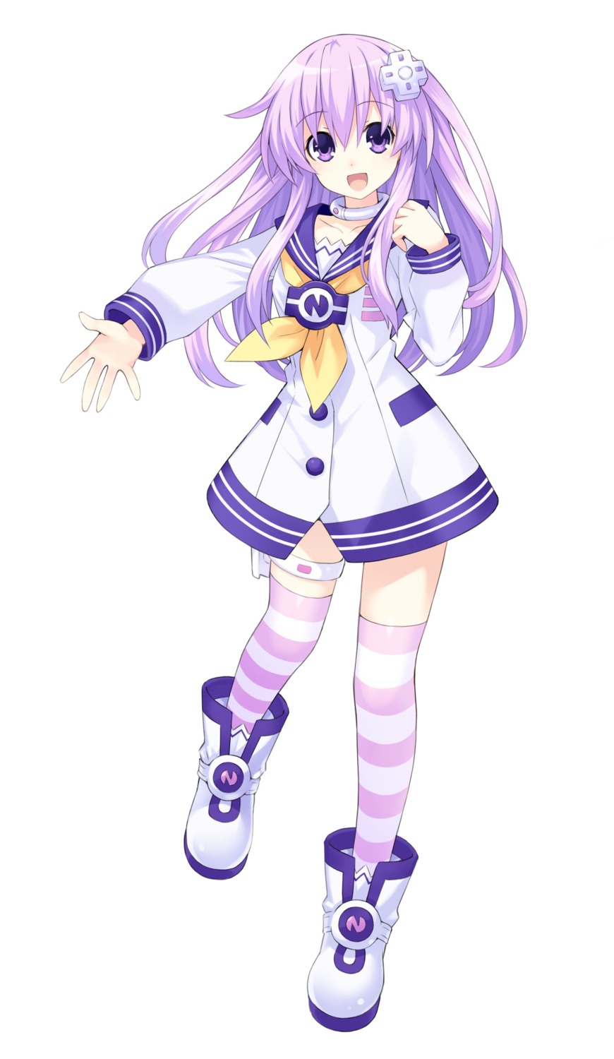 choujigen_game_neptune, choujigen_game_neptune_sisters_vs_sisters, garter, seifuku, tagme, thighhighs