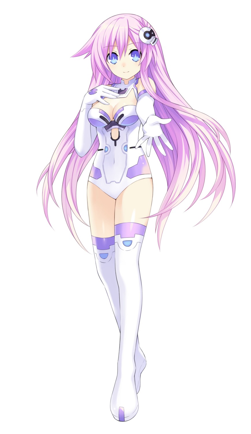 choujigen_game_neptune, choujigen_game_neptune_sisters_vs_sisters, leotard, no_bra, tagme, thighhighs