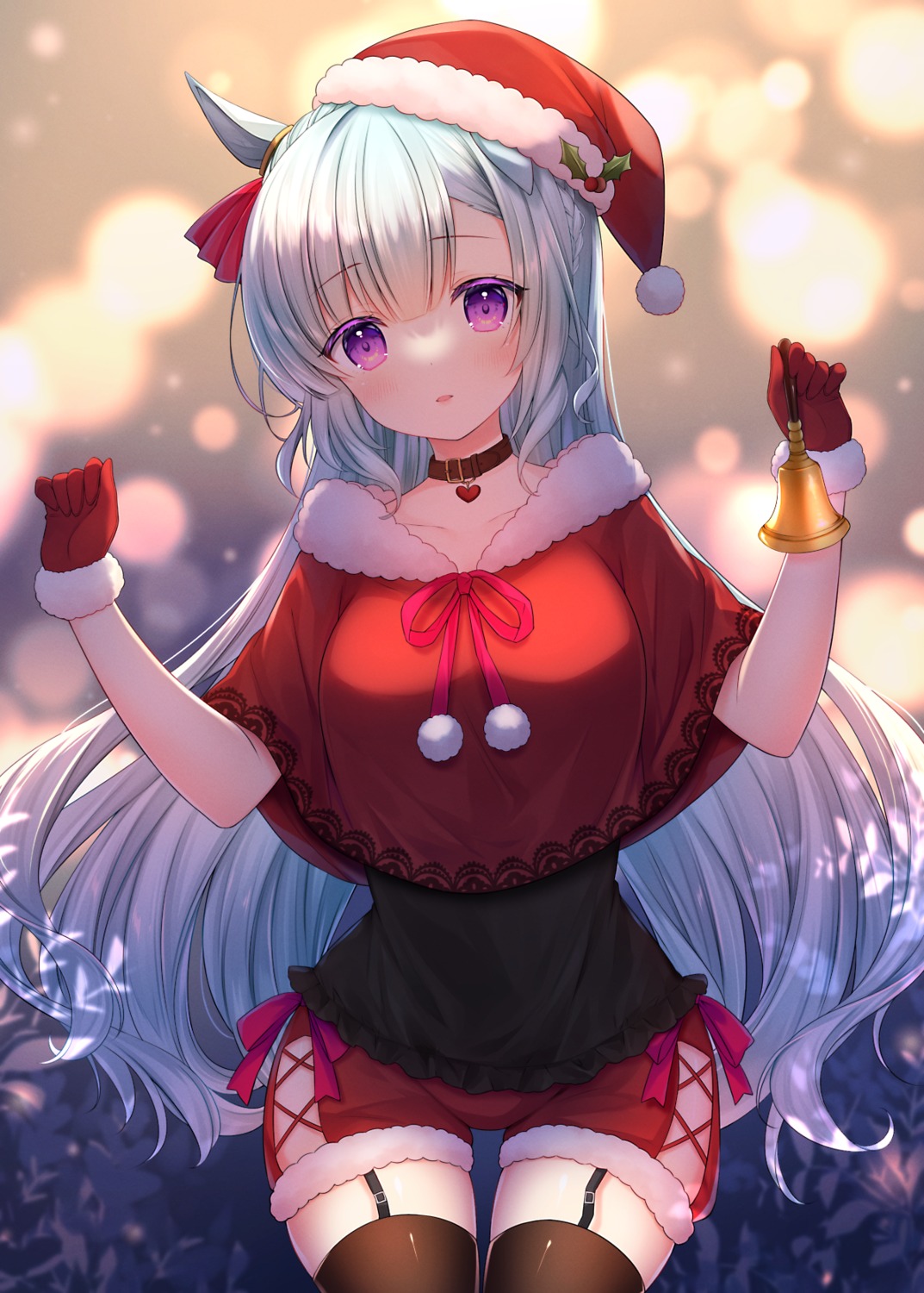 animal_ears, christmas, haruyama_natsuwo, mejiro_ardan_(umamusume), stockings, thighhighs, uma_musume_pretty_derby