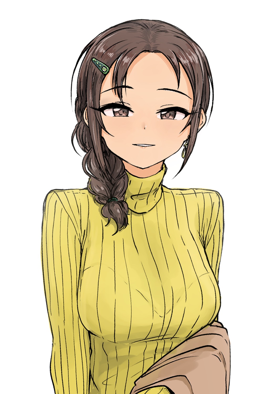 rookie_trainer, sketch, sweater, the_idolm@ster, the_idolm@ster_cinderella_girls, ushimochi
