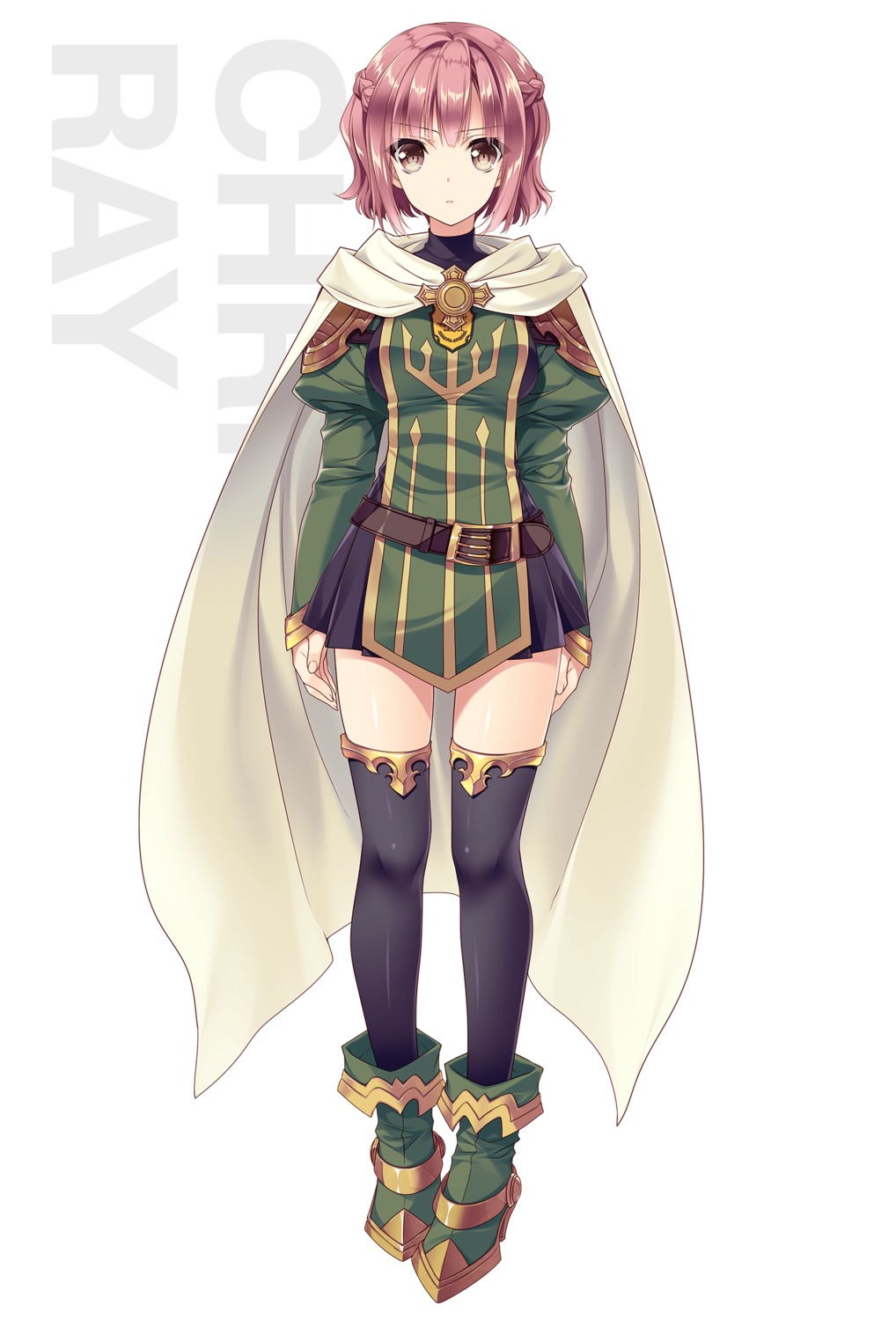 armor, chris_ray, giga_team_baldrhead, heels, senkou_no_clarias, suzuhira_hiro, thighhighs