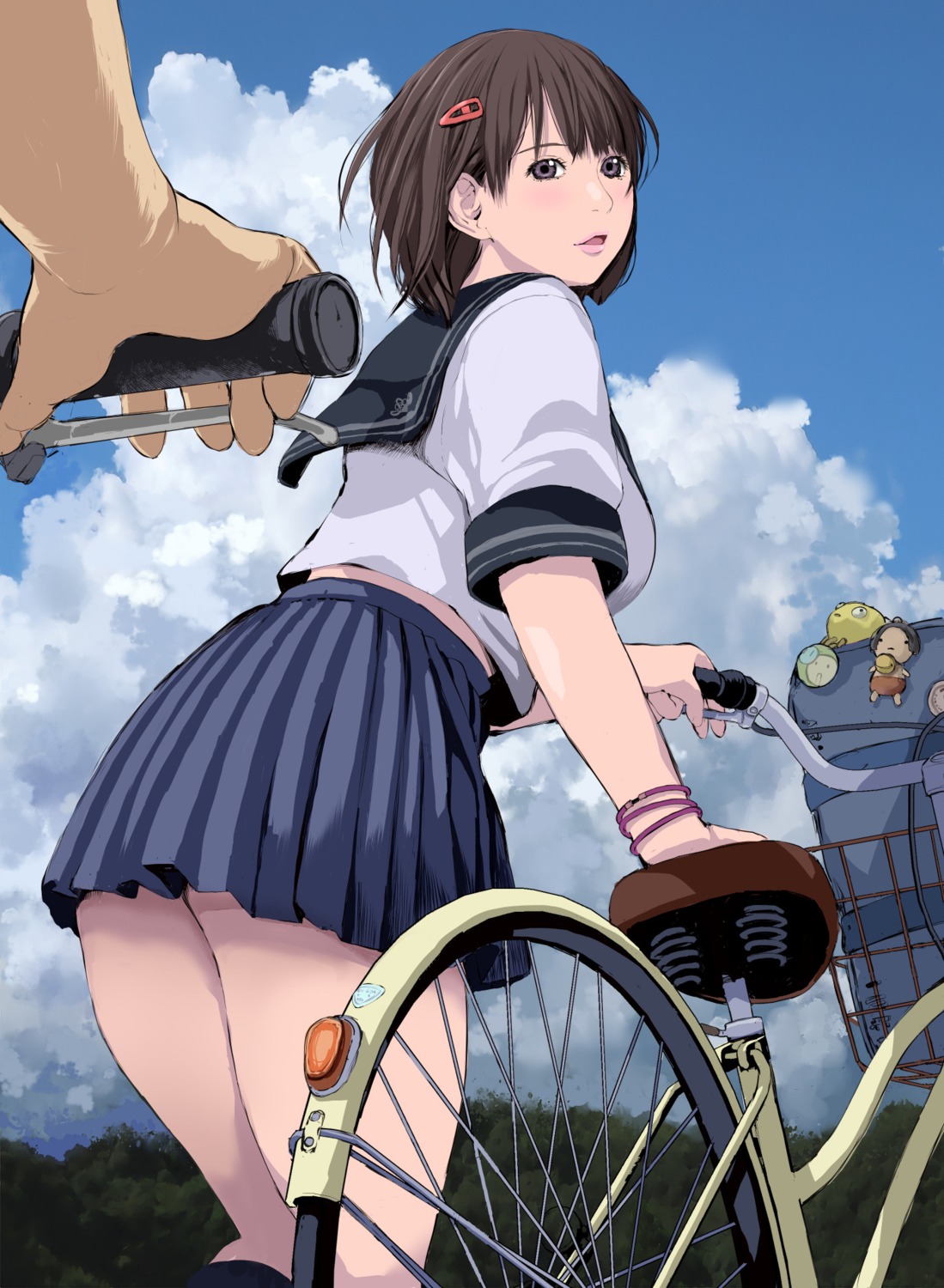 ass, inono, seifuku, skirt_lift