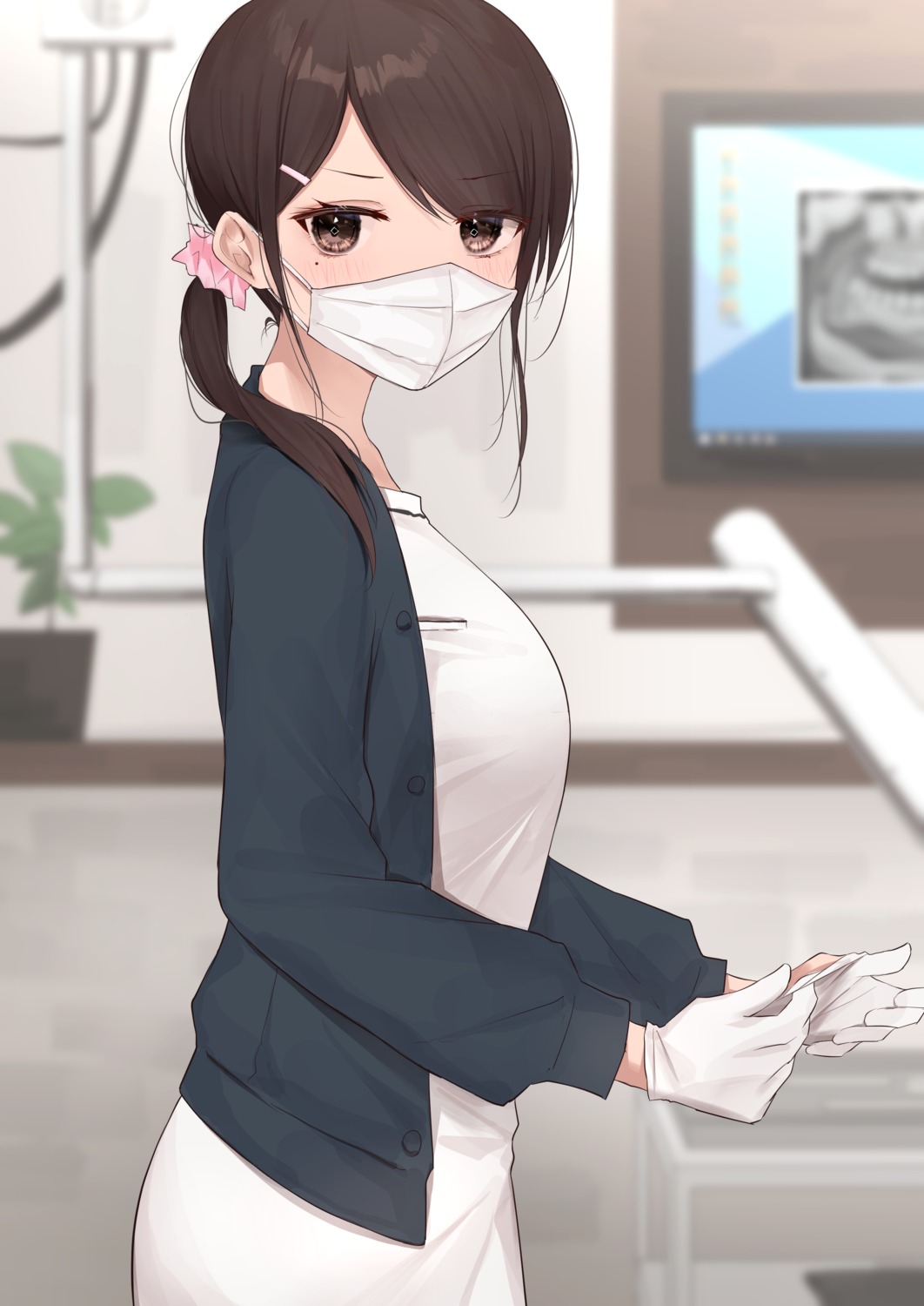kanju, nurse, sweater