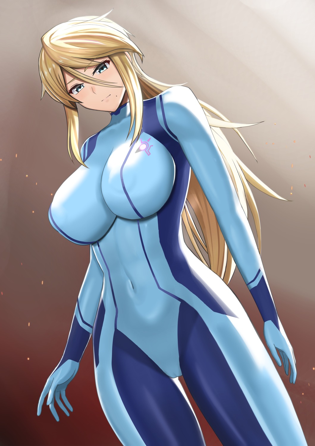 bodysuit, cameltoe, erect_nipples, higofushi, metroid, metroid:_zero_mission, samus_aran