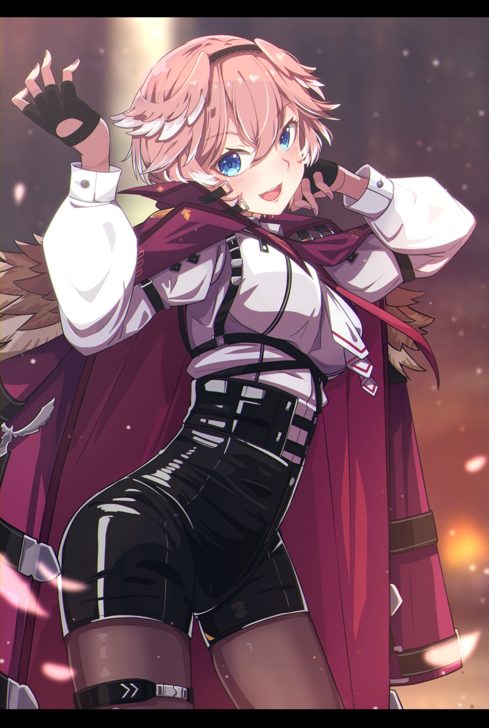 garter, hololive, okota_mikan, pantyhose, takane_lui, wings