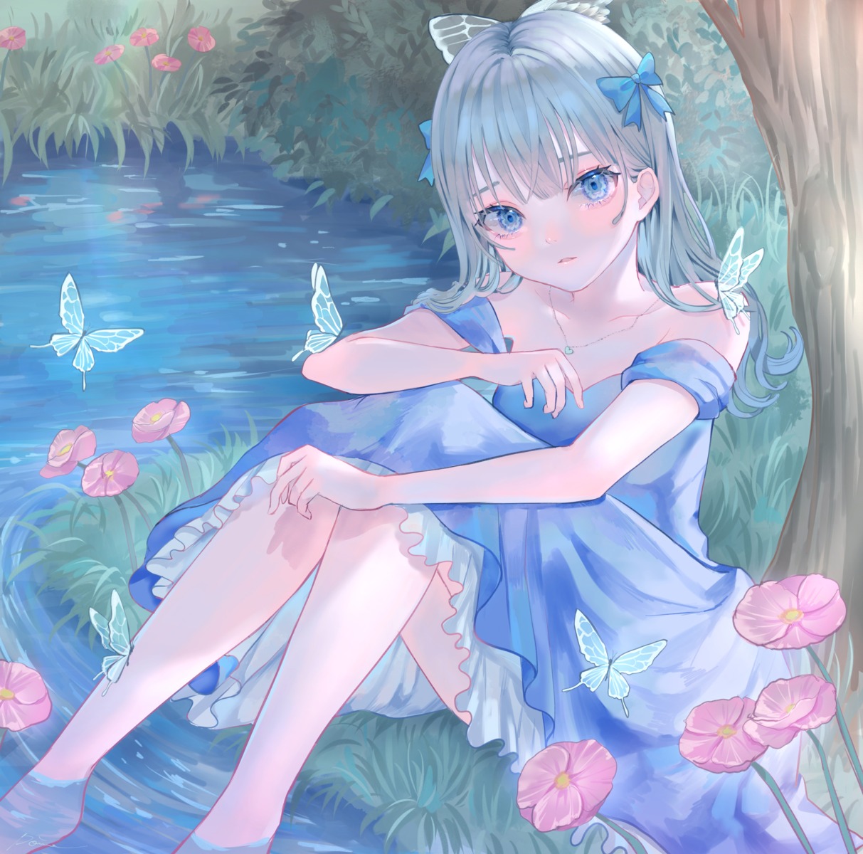 dress, powa_(36iii), skirt_lift, wet