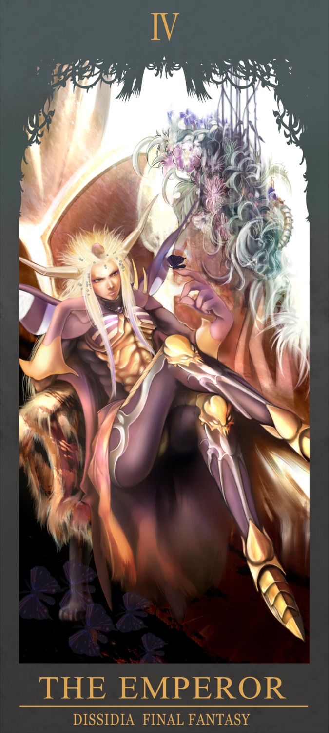 dissidia_final_fantasy, emperor, final_fantasy, final_fantasy_ii, horns, male, zerokichi
