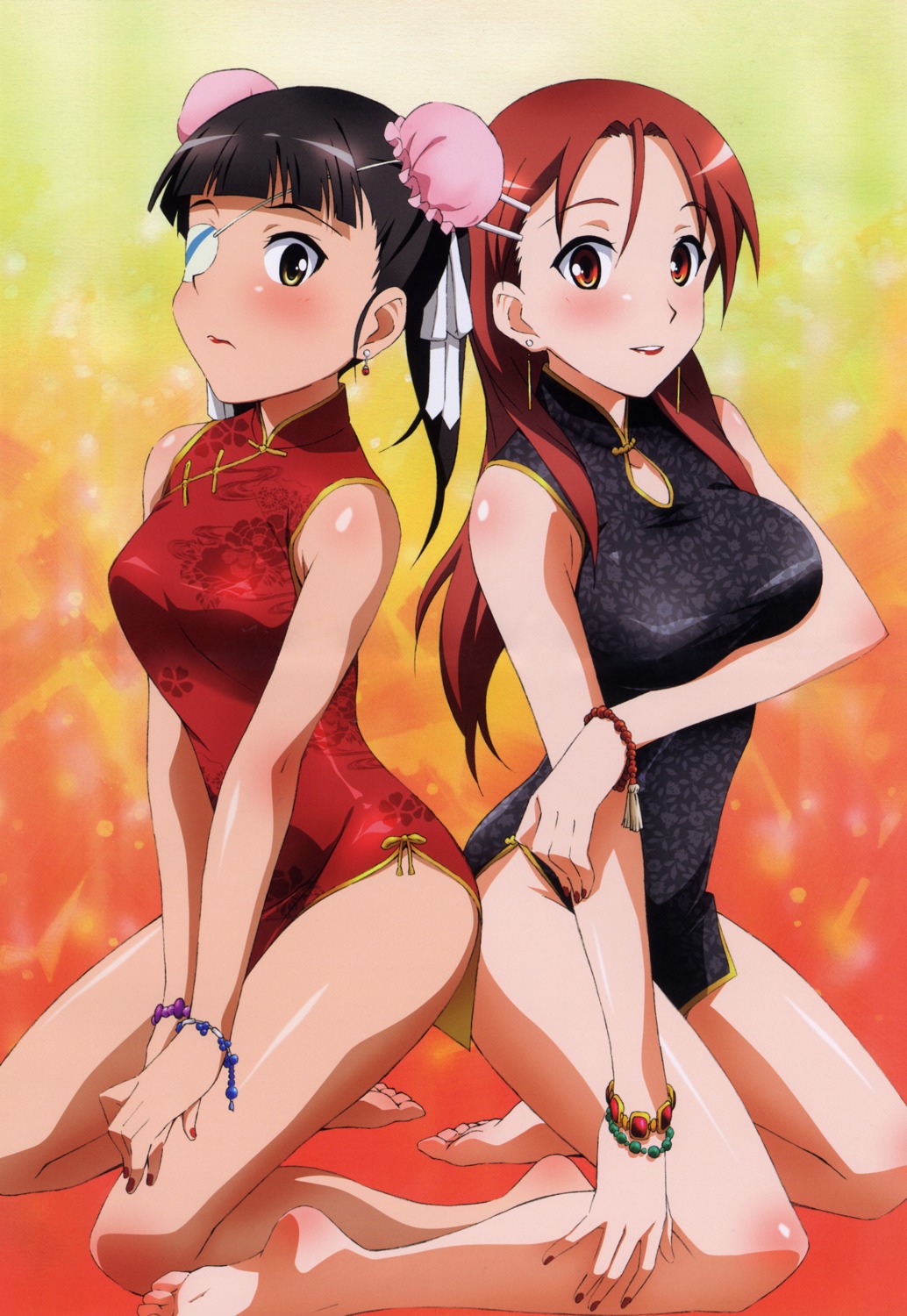 breast_hold, chinadress, minna-dietlinde_wilcke, nopan, onoda_masahito, sakamoto_mio, strike_witches