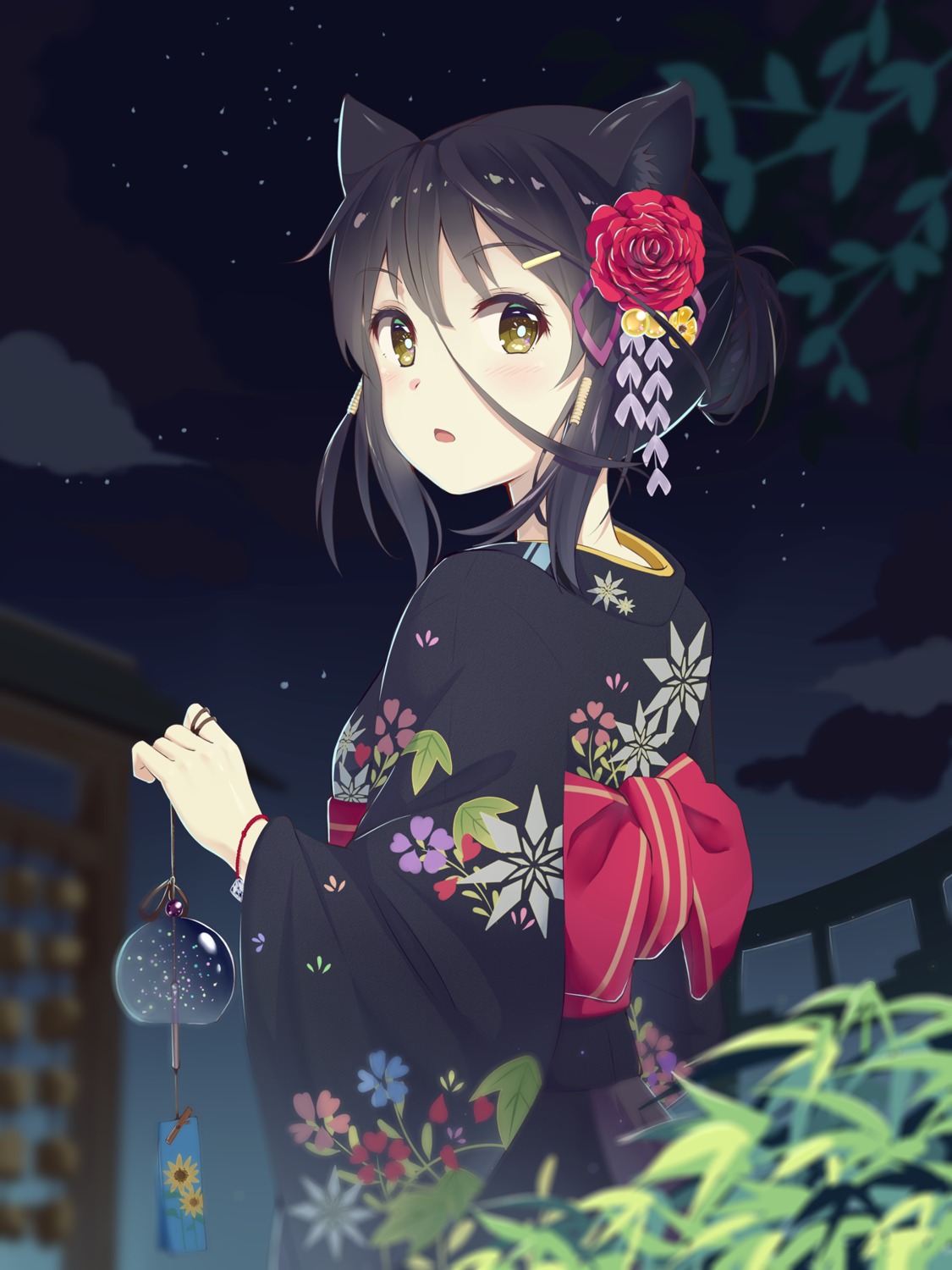 animal_ears, kimono, konohana_kitan, satsuki_(konohana_kitan), tagme