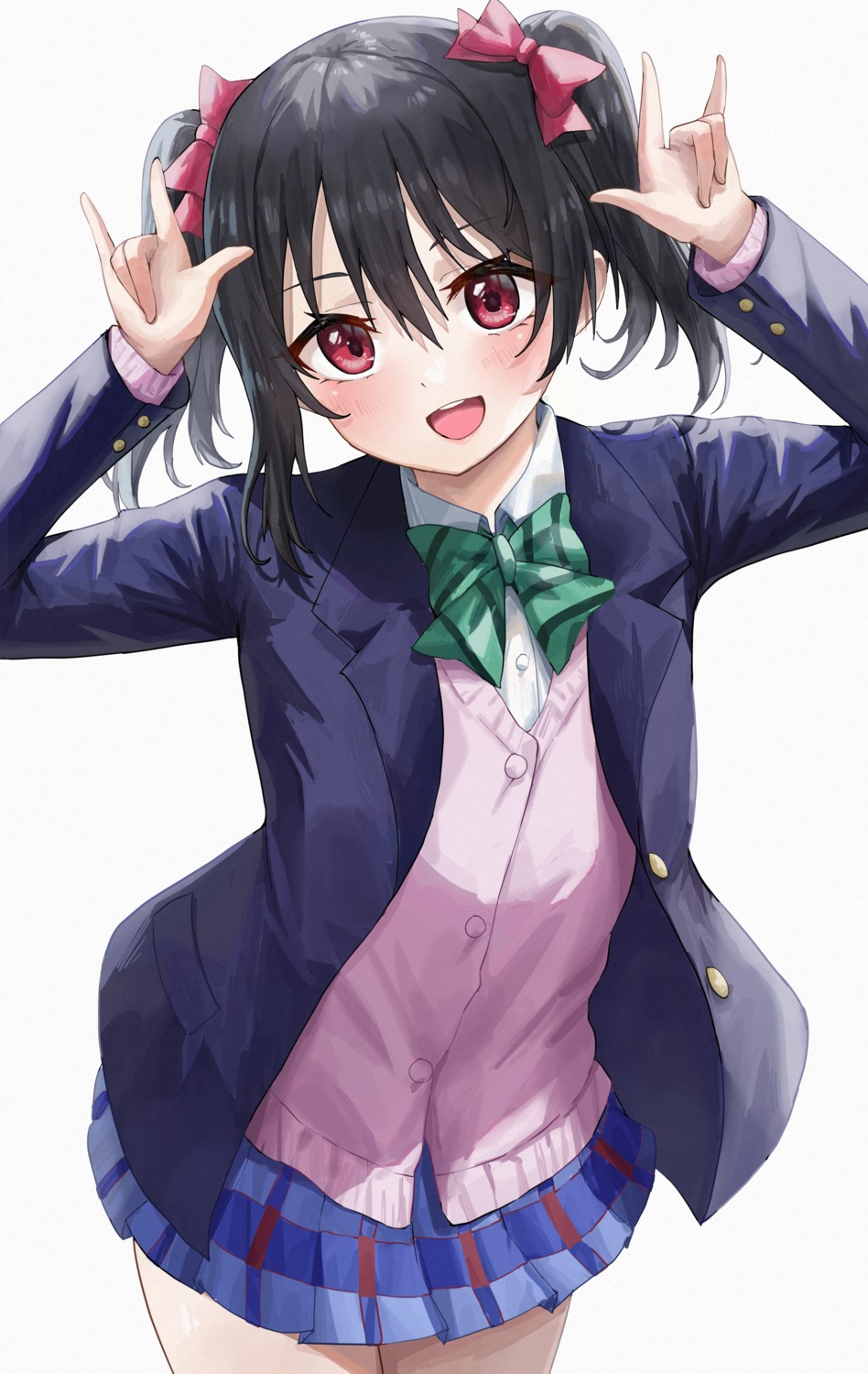 aftamc, love_live!, love_live!_(series), seifuku, sweater, yazawa_nico