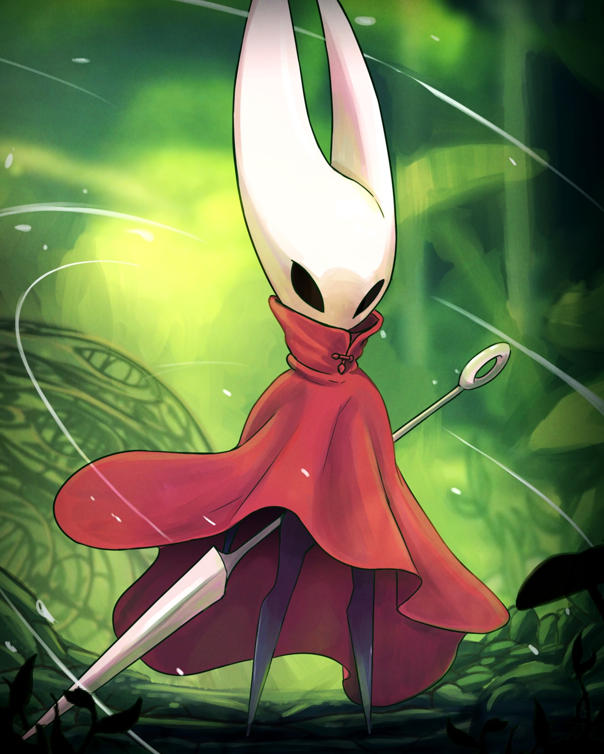 hollow_knight, hollow_knight:_silksong, hornet_(hollow_knight), truejekart, weapon