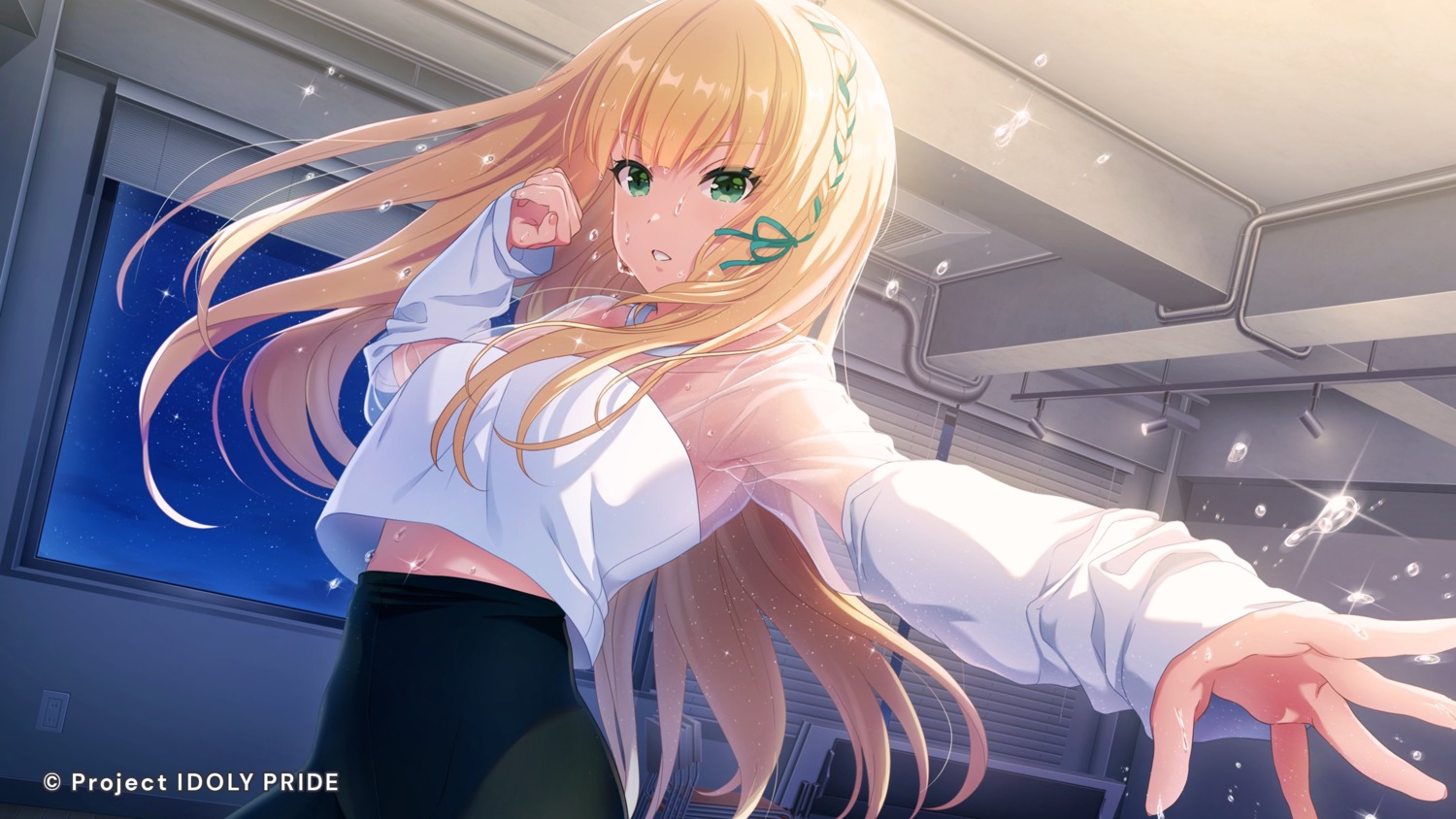 ichinose_rei, idoly_pride, no_bra, see_through, tagme