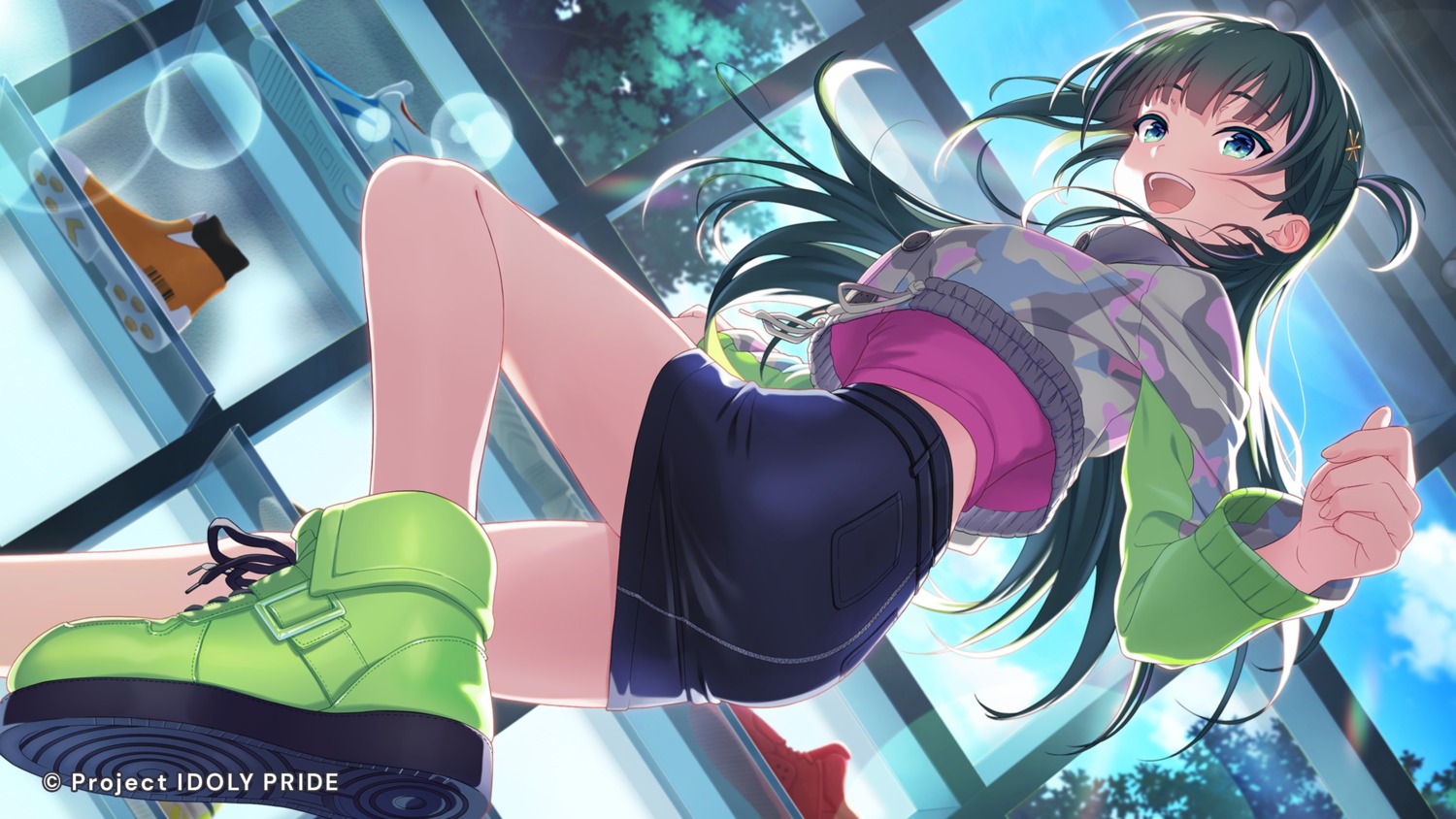 ass, idoly_pride, komiyama_ai, skirt_lift, tagme