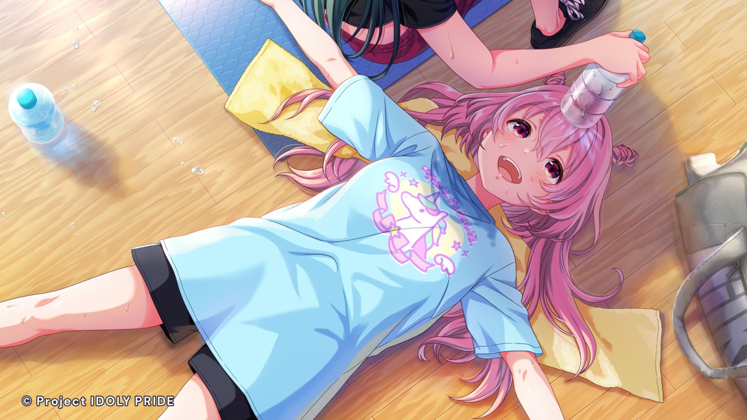 akazaki_kokoro, idoly_pride, komiyama_ai, tagme, wet_clothes