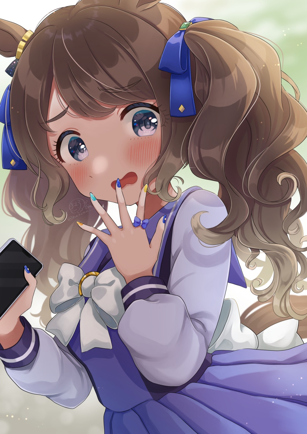 animal_ears, masshirokachi, seifuku, tail, tosen_jordan_(umamusume), uma_musume_pretty_derby