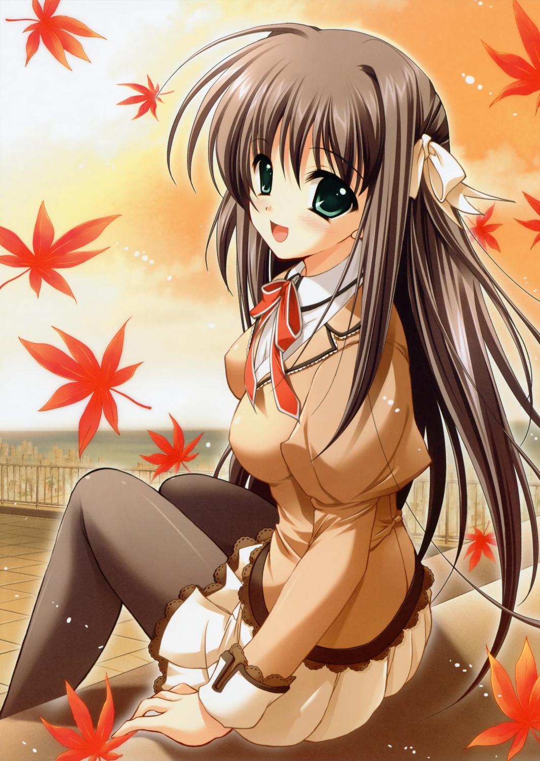 misakura_nankotsu, pantyhose, really_really, seifuku, shuffle, yae_sakura