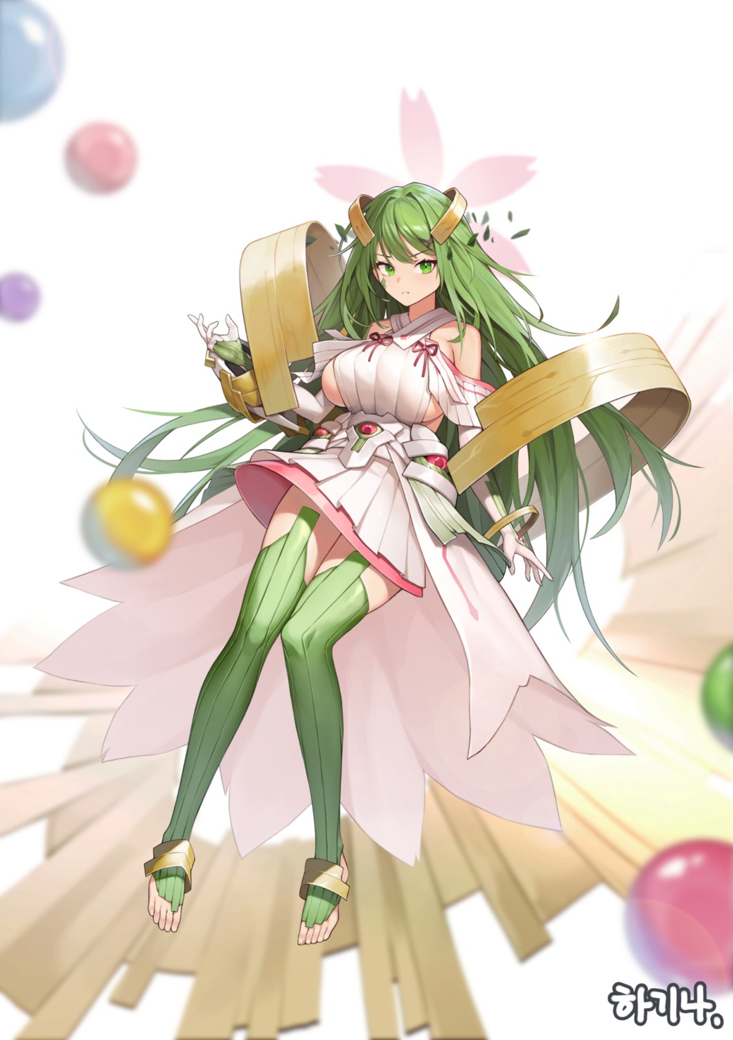 no_bra, sbbs, skirt_lift, thighhighs, yuuki_yuuna_wa_yuusha_de_aru