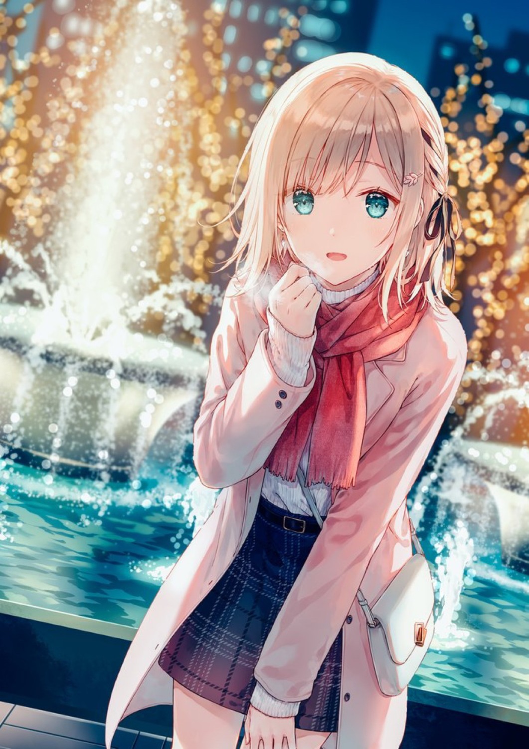 christmas, hashimoto_sana, hiten, sweater