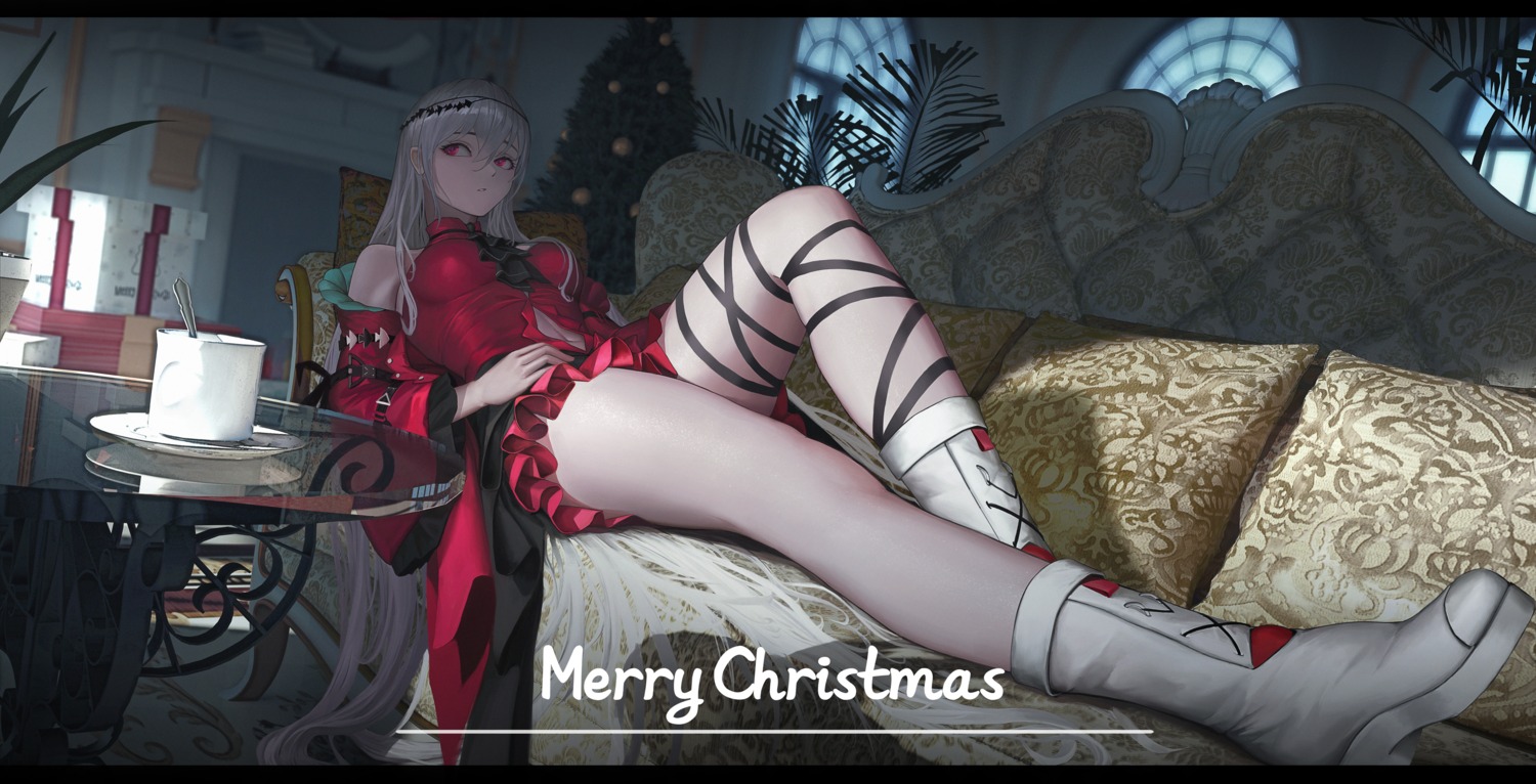 arknights, christmas, skadi_(arknights), zfivez
