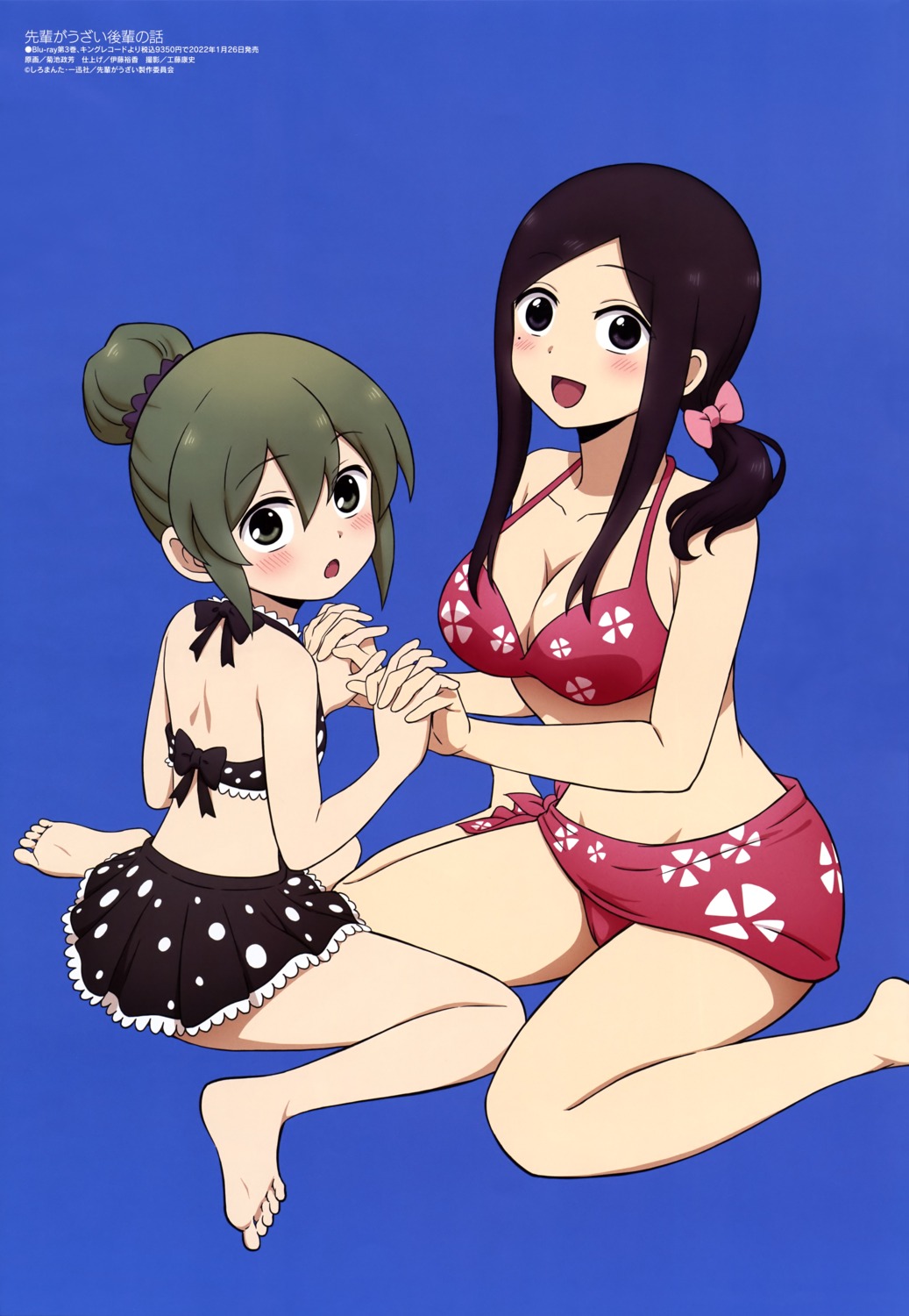 bikini, cleavage, igarashi_futaba, kikuchi_masayoshi, sakurai_touko, senpai_ga_uzai_kouhai_no_hanashi, swimsuits