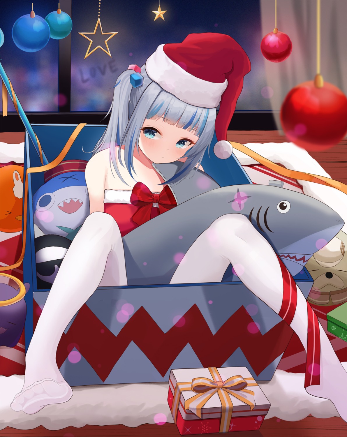 christmas, feet, gawr_gura, hololive, hololive_english, jayamon