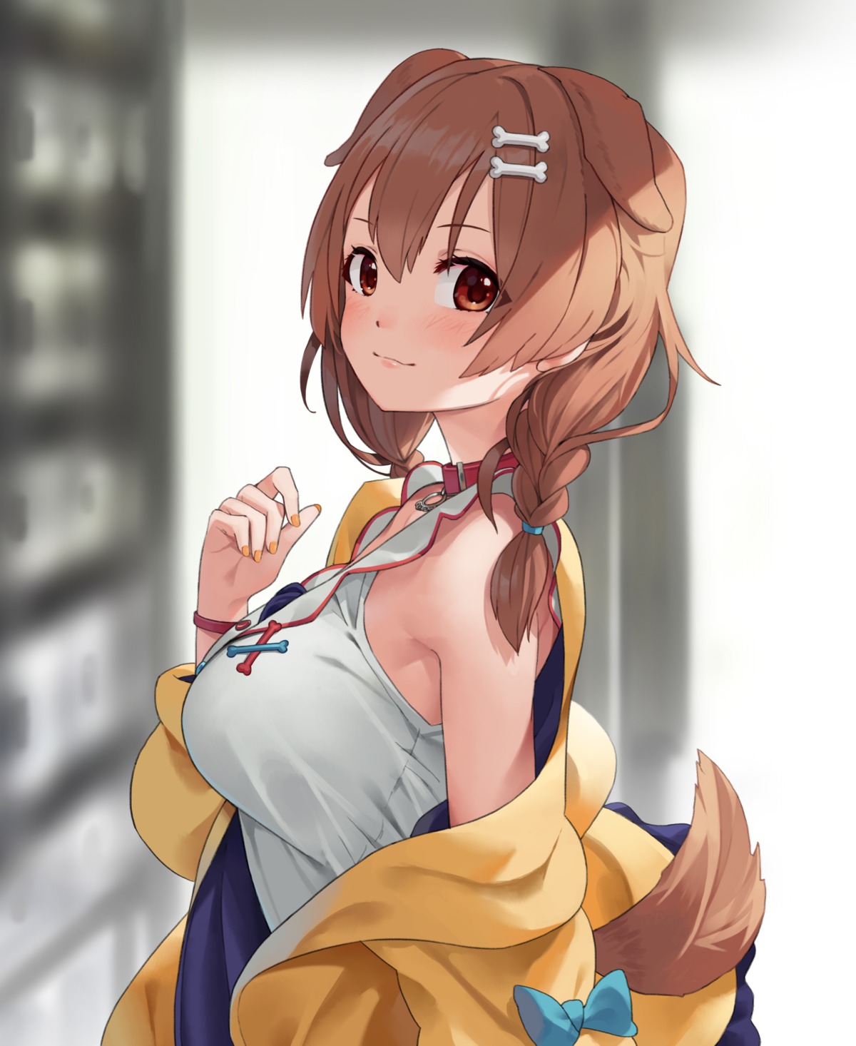animal_ears, hololive, hololive_gamers, inugami_korone, inumimi, kaguya_(srx61800), tail