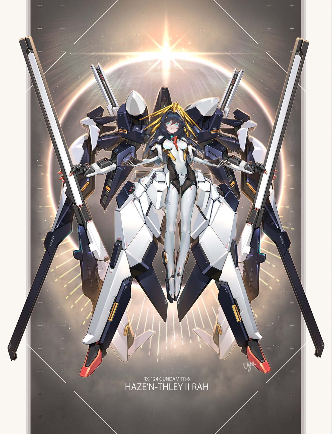 advance_of_zeta, bodysuit, gundam, mecha_musume, tr-6_woundwort, zeta_gundam