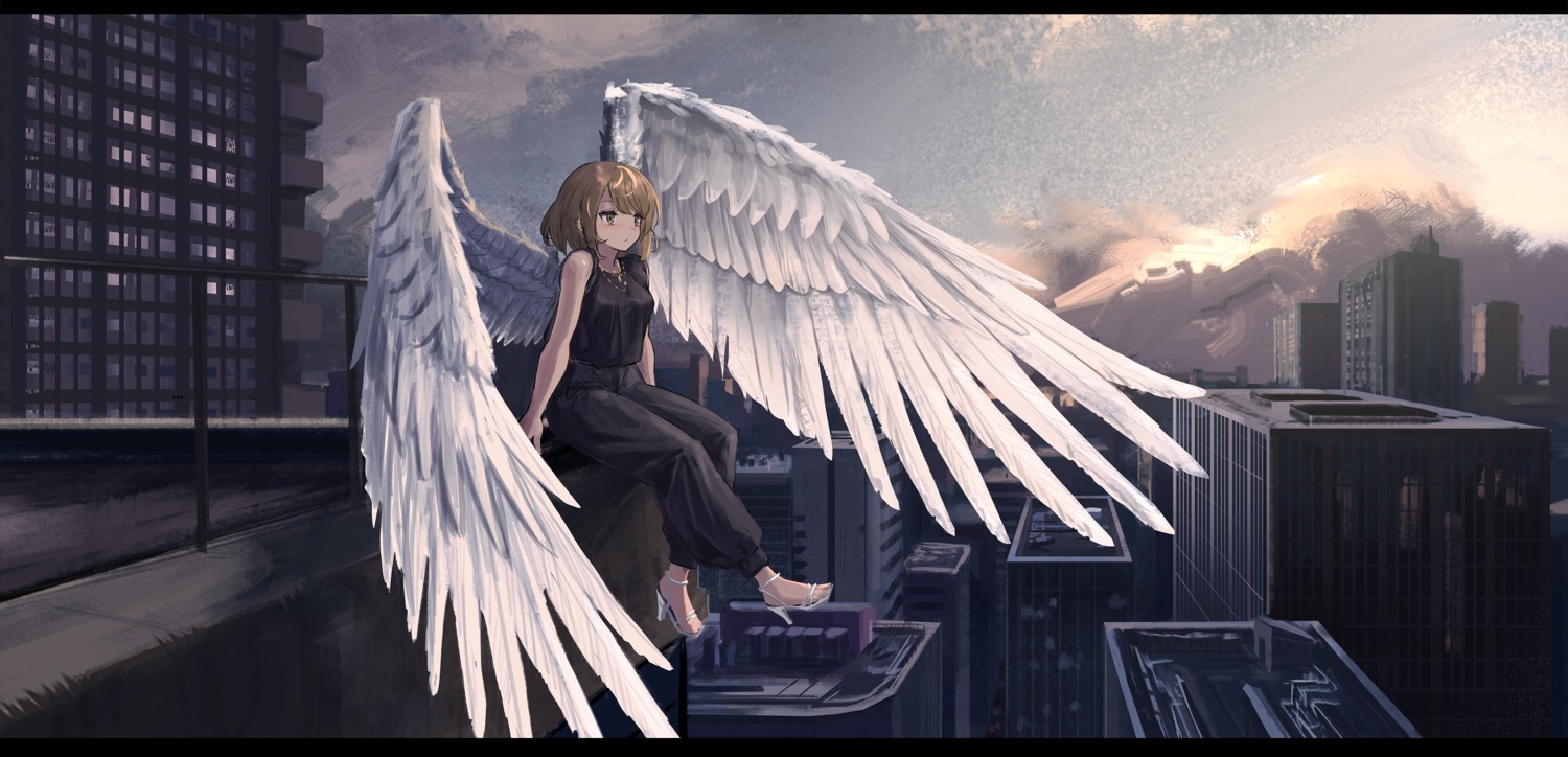angel, heels, sthk, wings