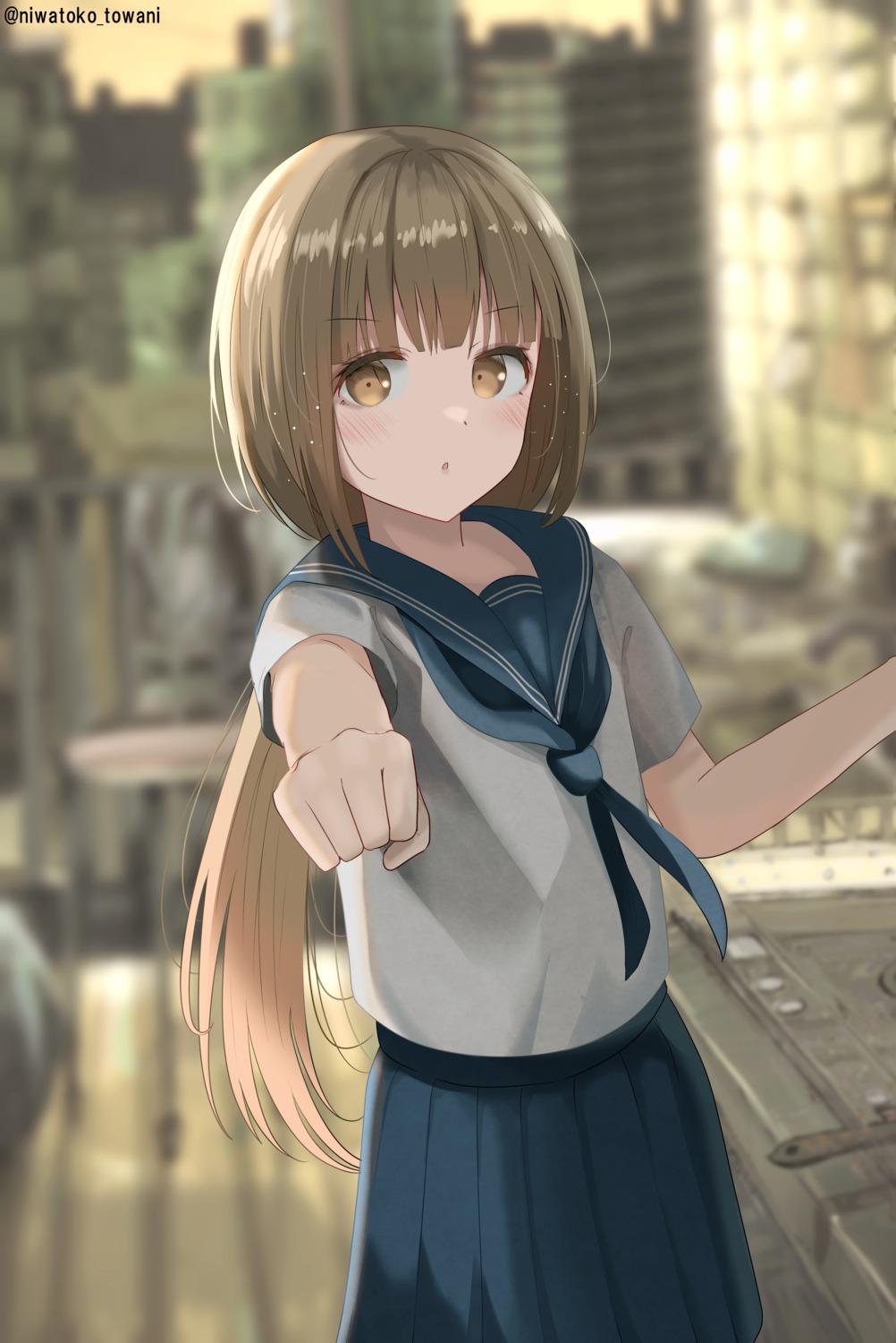 niwatoko_towani, seifuku, the_idolm@ster, the_idolm@ster_cinderella_girls, yorita_yoshino