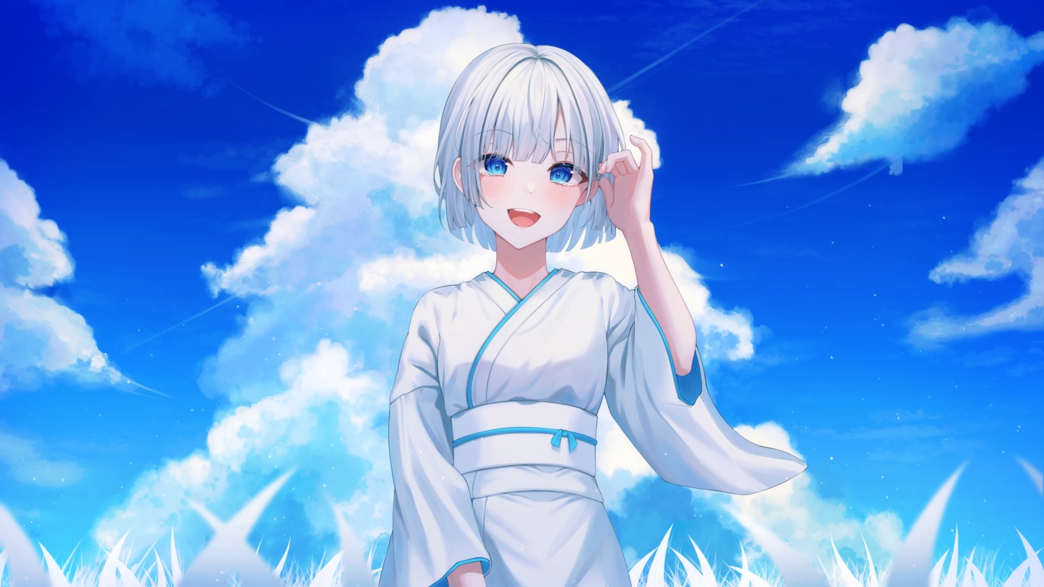 sarin_(seoling), wallpaper, yukata