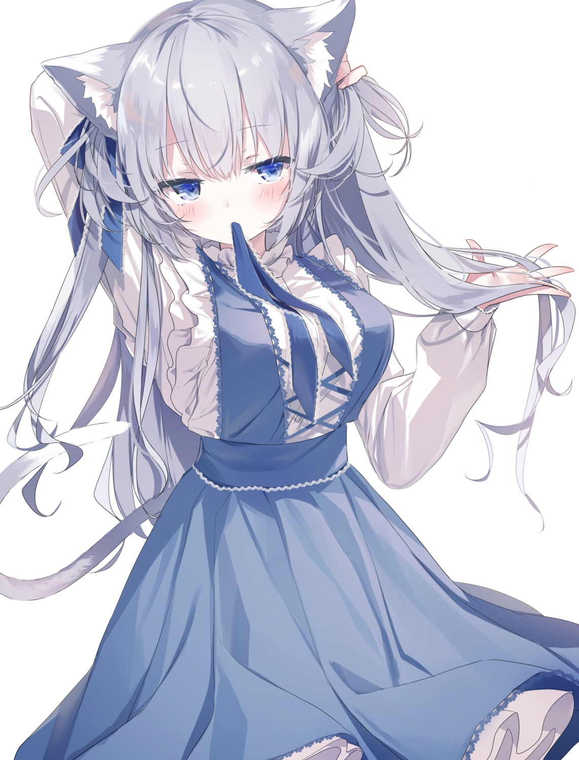 animal_ears, dress, emia_(castilla), lolita_fashion, nekomimi, tail