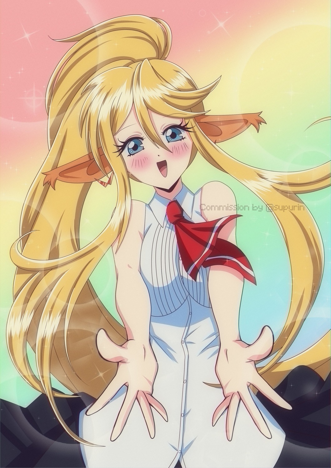 animal_ears, centaurea_shianus, monster_girl, monster_musume_no_iru_nichijou, supurin