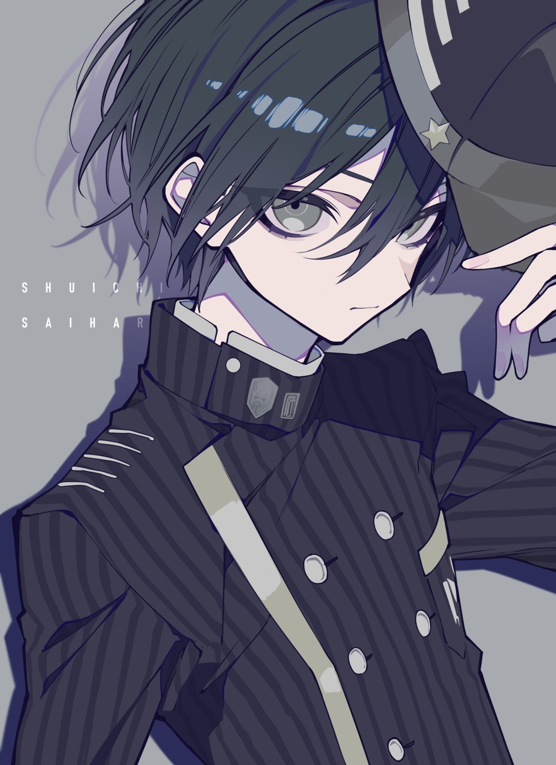 dangan-ronpa_v3, male, mochizuki_kei, saihara_shuichi, seifuku