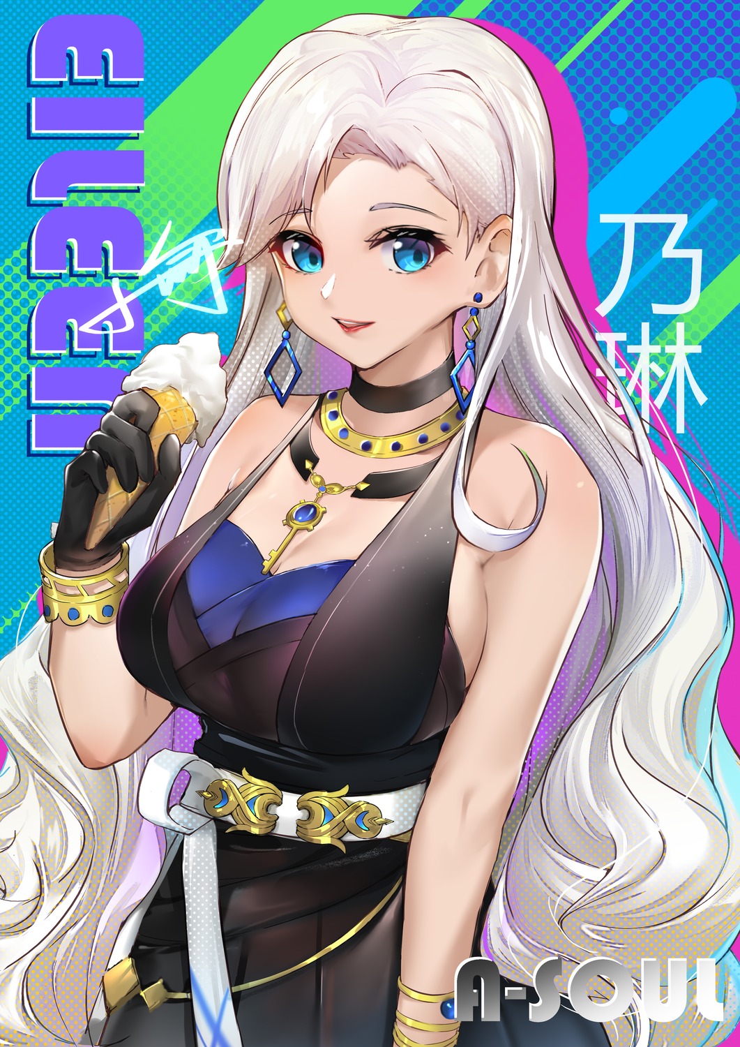 a-soul, cleavage, eileen_(a-soul), tagme
